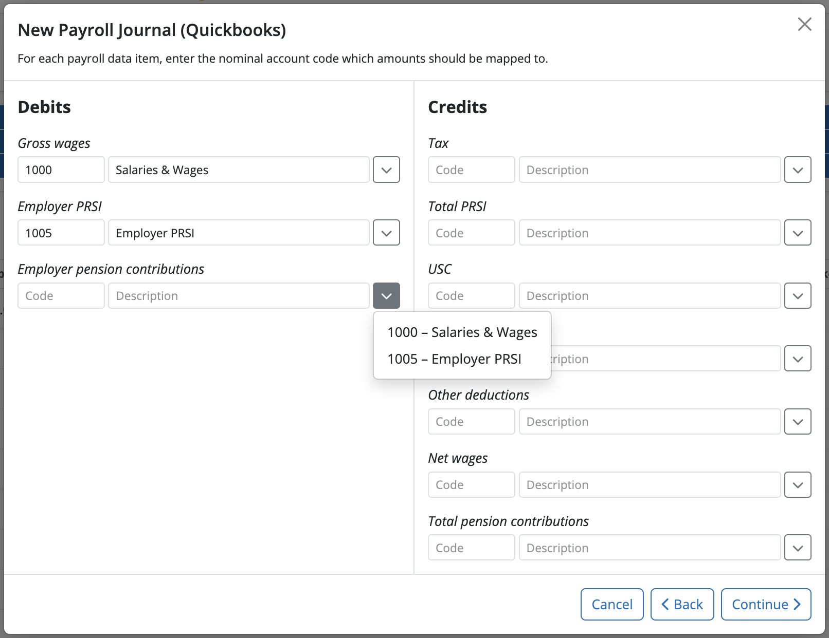 QuickBooks (Desktop IIF File) - CSV upload – BrightPay