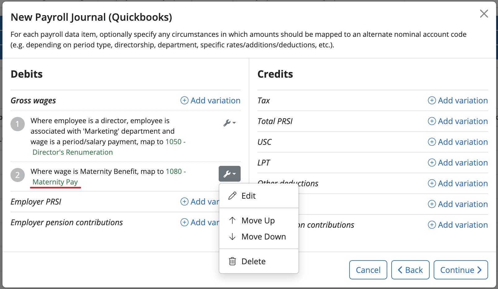 QuickBooks (Desktop IIF File) - CSV upload – BrightPay